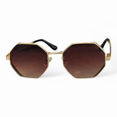 Louis Vuitton – 1938 – 57 – Golden Brown – Metal – Sunglasses – Ladies