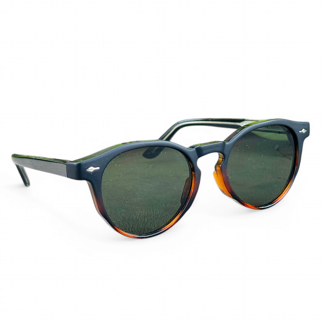 Gentle Monster – 2221 – Black Tortoise Green – Acetate – Oval – Sunglasses - Unisex