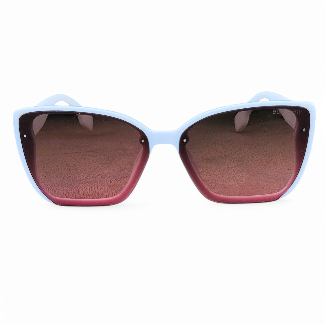 Burberry – 7904 –61 – White Pink – Acetate – Sunglasses – Ladies