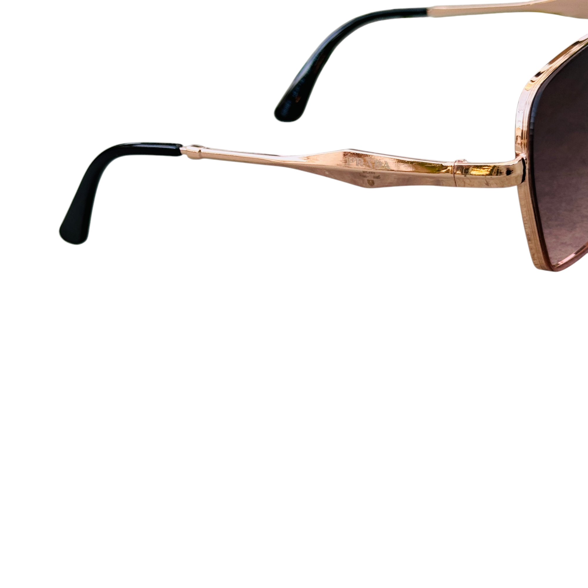 Prada – 88081 – 58 – Golden Pink – Metal – Sunglasses – Ladies