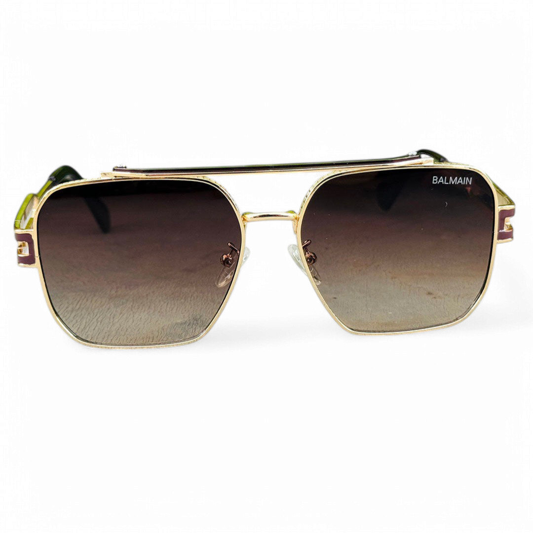 Balmain – 2A585 – 52 – Golden Brown – Metal – Sunglasses – Unisex