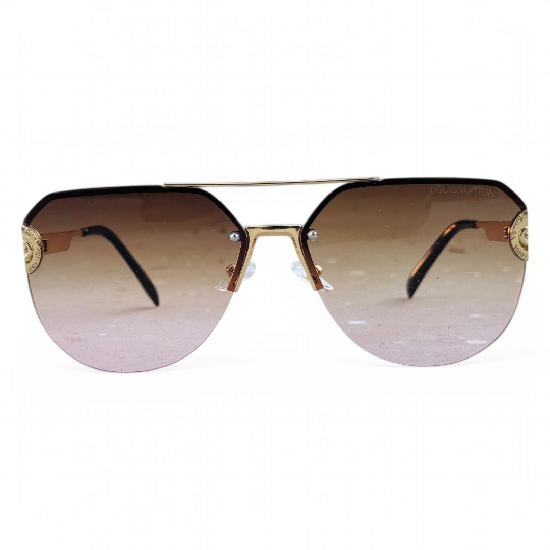 Louis Vuitton – 10255 – 64 – Pink – Metal – Sunglasses – Ladies