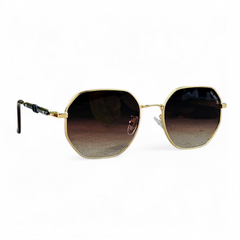 Valentino – 18130 – 58 – Golden Brown – Metal – Sunglasses – Unisex