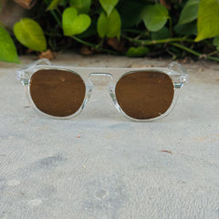 Boss – 003 – 56 – Transparent Brown – Acetate – Sunglasses – Unisex