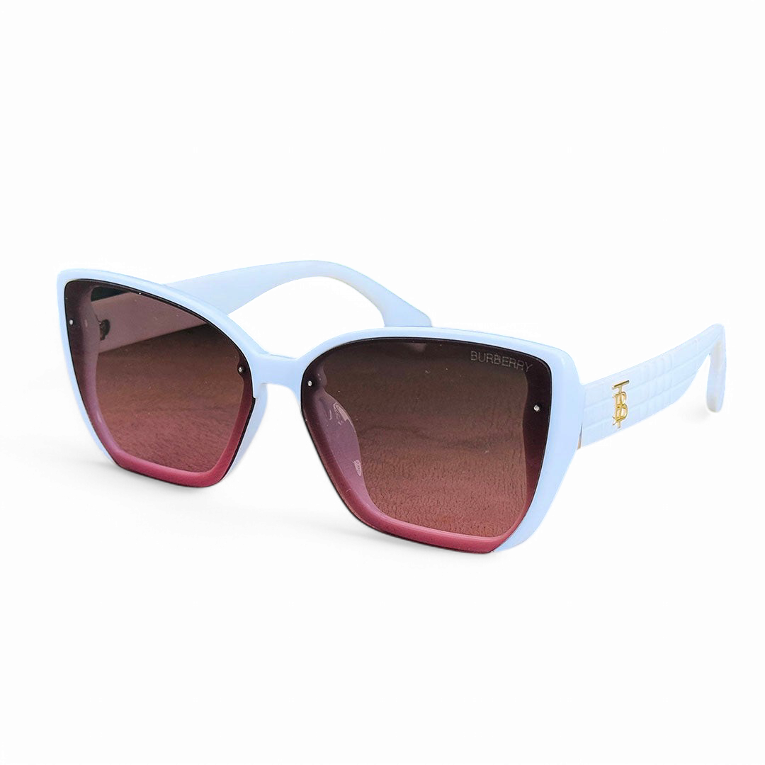 Burberry – 7904 –61 – White Pink – Acetate – Sunglasses – Ladies