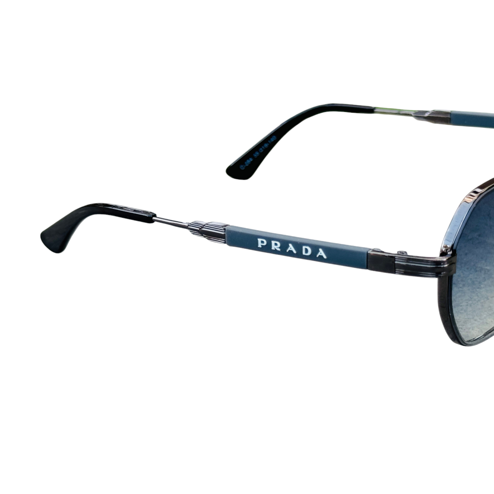 Prada – 284– 55 – Blue – Metal – Sunglasses – Unisex