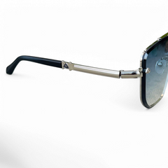 Maybach – 011 – 56 – Silver Blue – Metal – Sunglasses – Unisex