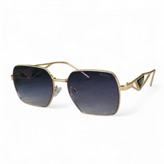 Prada – 19381 – 54 – Golden Black Gradient – Metal – Sunglasses – Ladies