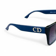 Dior – 82214 – 56 – Blue – Acetate – Sunglasses – Ladies
