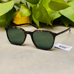 Mont Blanc – 0420 – 55 – Tortoise Green – Acetate - Sunglasses – Unisex - Premium