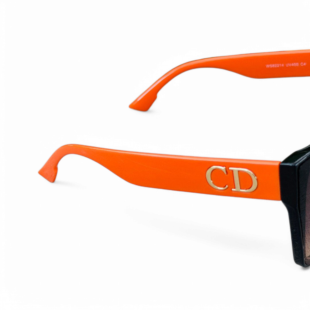Dior – 82214 – 56 – Orange – Acetate – Sunglasses – Ladies