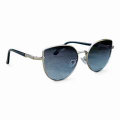 Dior – 8101 – 58 – Silver Blue – Metal – Sunglasses – Ladies
