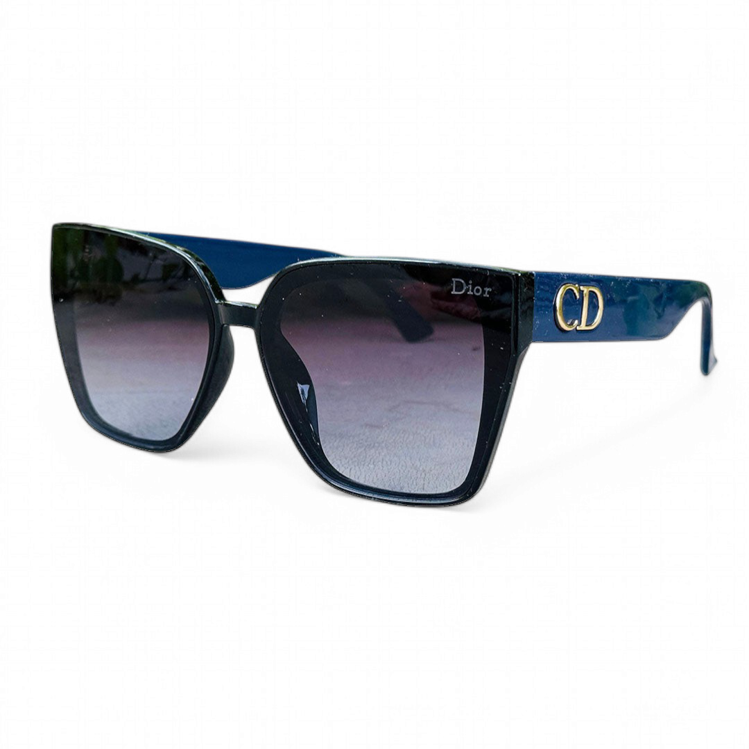 Dior – 82214 – 56 – Blue – Acetate – Sunglasses – Ladies