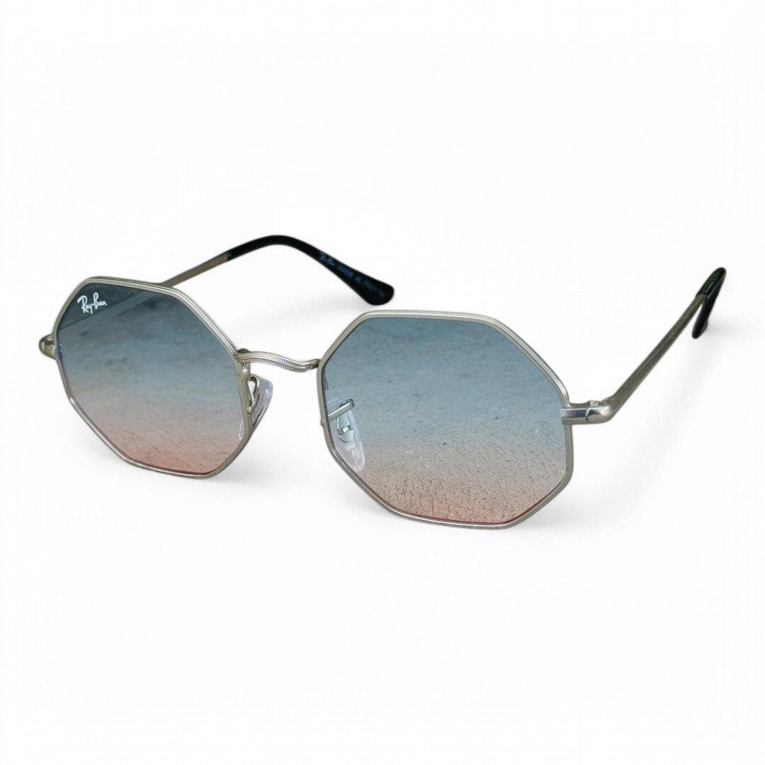 Rayban – 1972 – 55 – Silver Multi – Metal – Sunglasses – Women