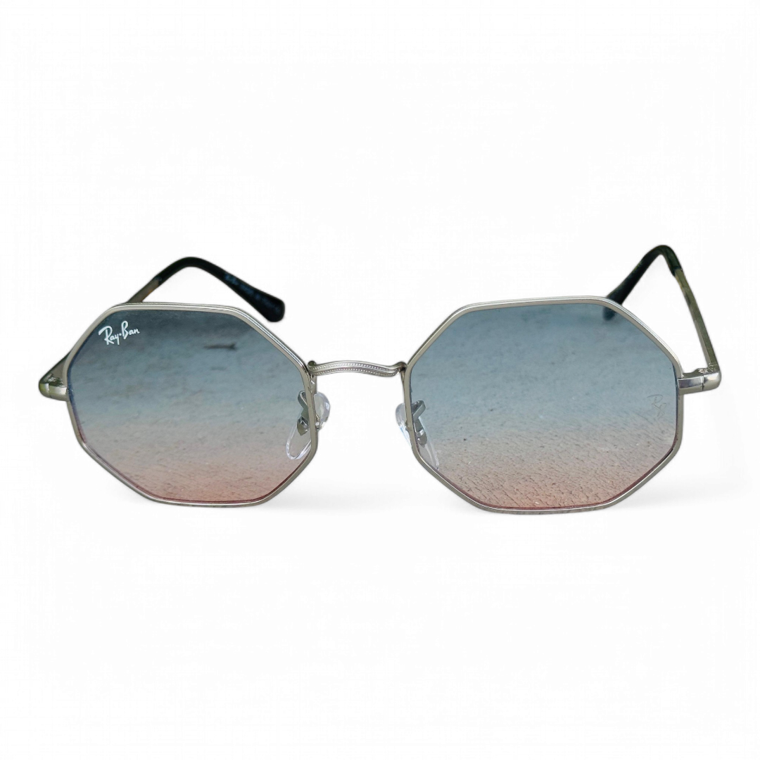 Rayban – 1972 – 55 – Silver Multi – Metal – Sunglasses – Women