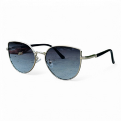 Dior – 8101 – 58 – Silver Blue – Metal – Sunglasses – Ladies