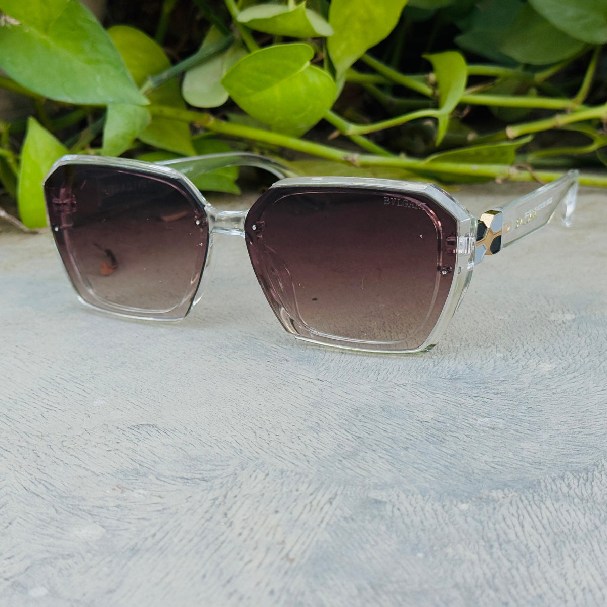 Bvlgari – 22306 - 63 – Transparent – Acetate - Sunglasses – Ladies