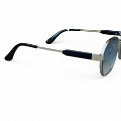 Prada – 19084 – 56 – Silver Blue – Metal – Sunglasses – Unisex