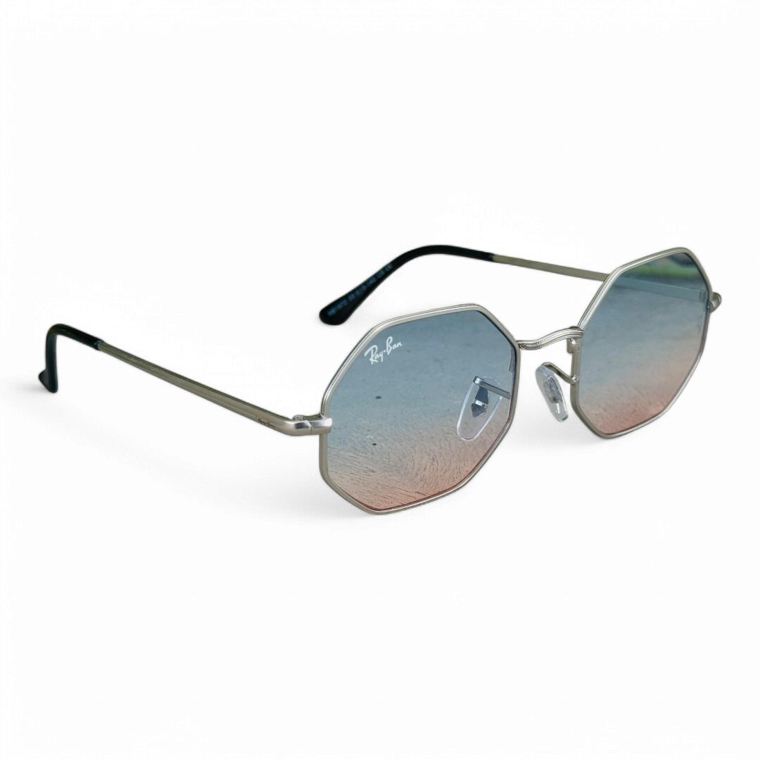 Rayban – 1972 – 55 – Silver Multi – Metal – Sunglasses – Women