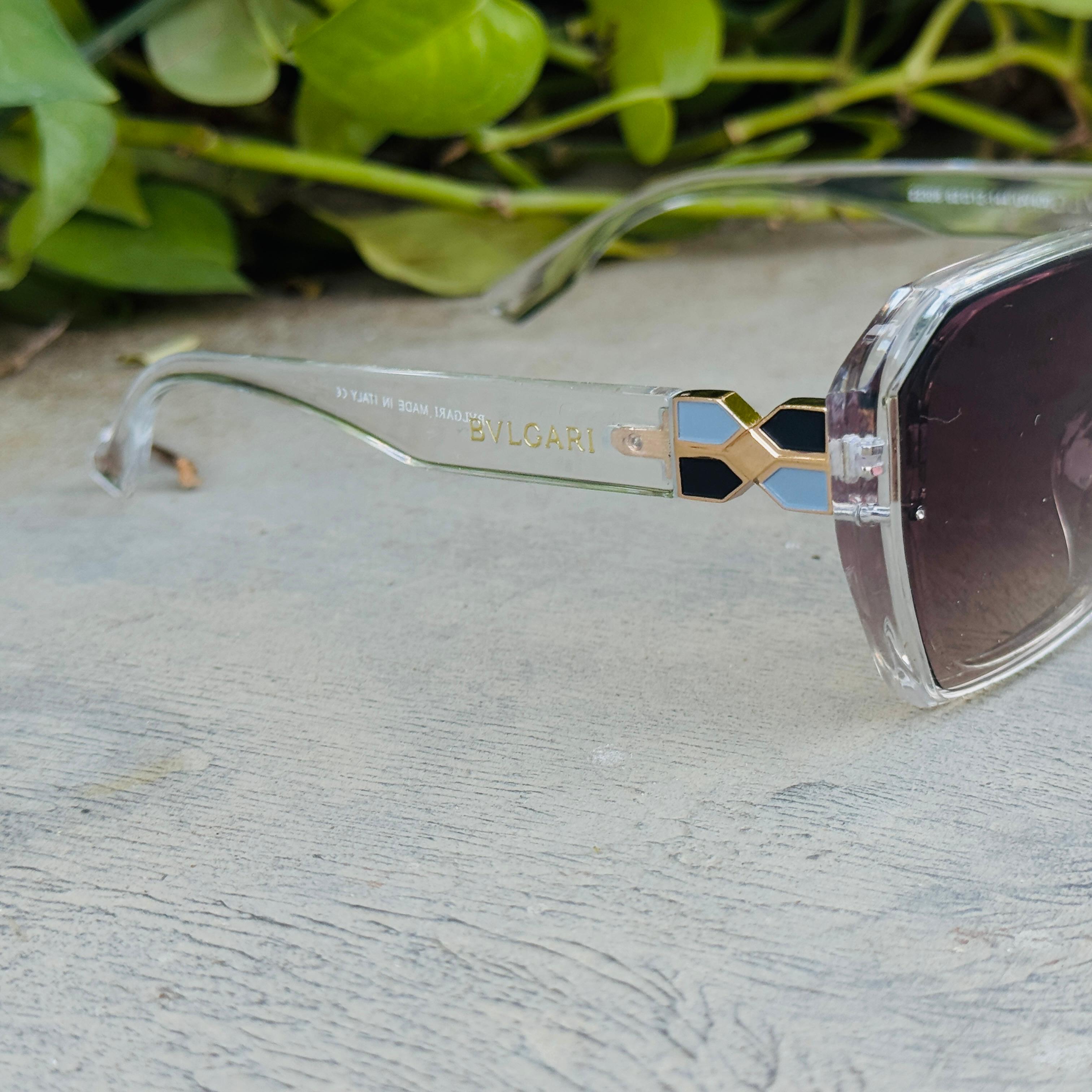 Bvlgari – 22306 - 63 – Transparent – Acetate - Sunglasses – Ladies