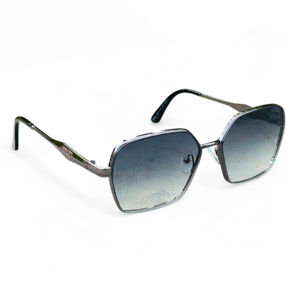Prada – 88081 – 58 – Grey Gradient – Metal – Sunglasses – Ladies
