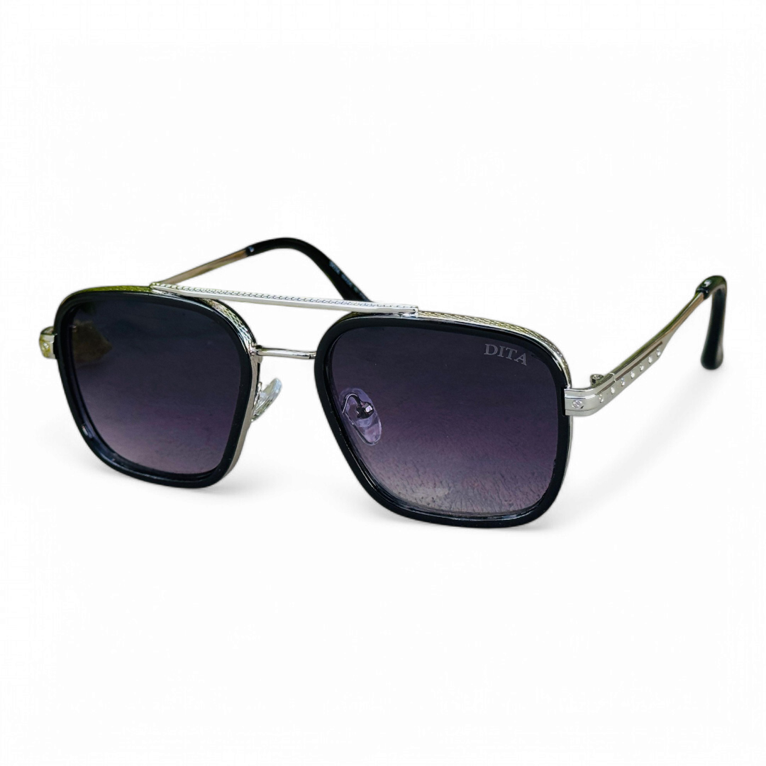 Dita – 3492 – 58 – Silver Black Gradient – Metal – Sunglasses – Unisex