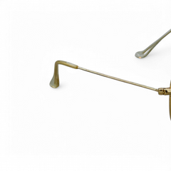 Rayban – 3026 – 62 – Golden Blue – Metal – Sunglasses – Unisex