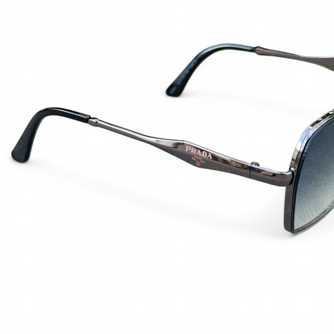 Prada – 88081 – 58 – Grey Gradient – Metal – Sunglasses – Ladies