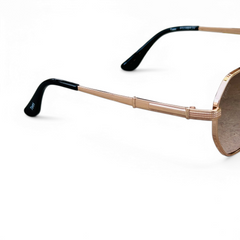 Tees – 2058 – 54 – Rose Gold – Metal – Sunglasses – Ladies