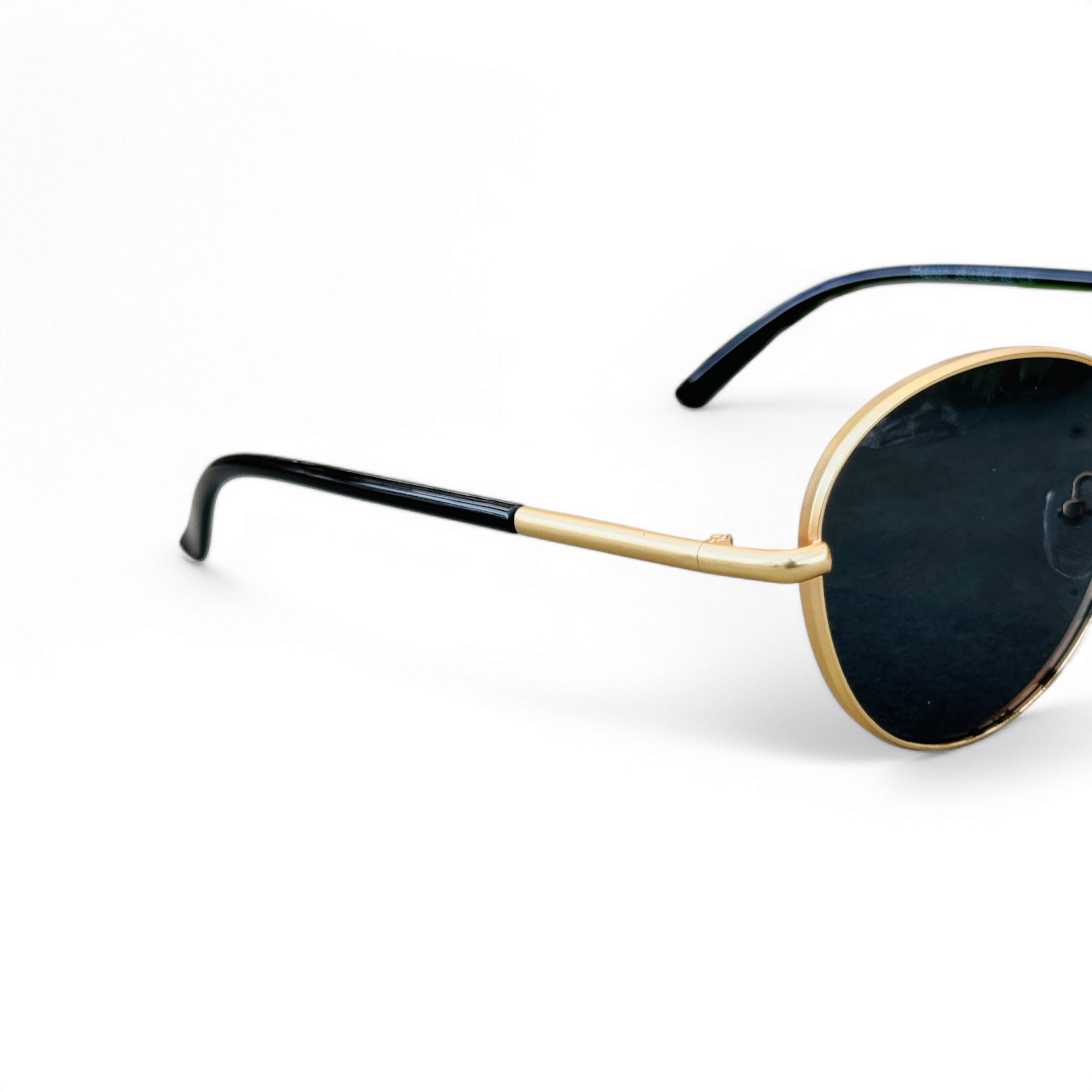 Police – 2067 – 55 – Golden Black  – Metal – Sunglasses – Unisex