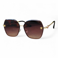 Chanel – 3126 – 61 – Golden Brown– Acetate – Sunglasses – Ladies