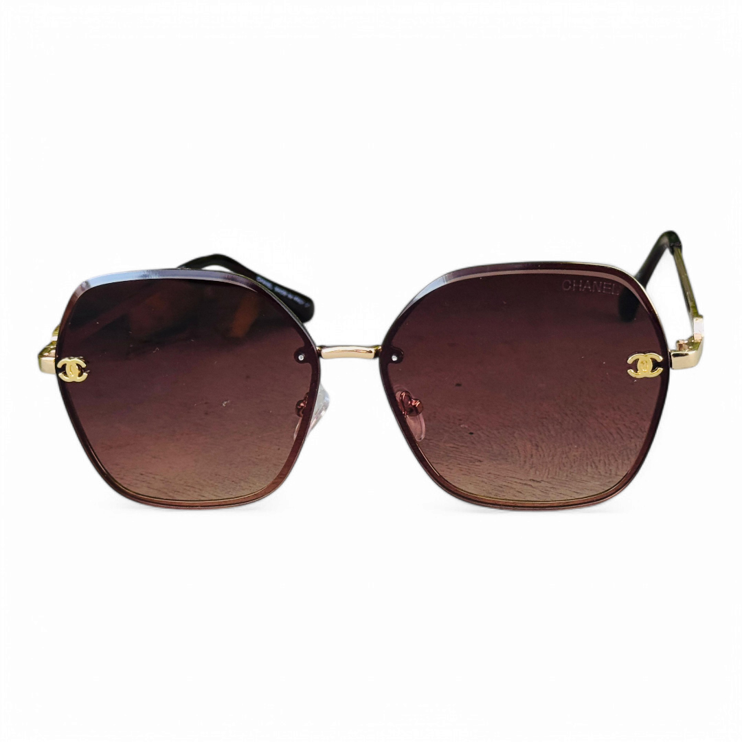 Chanel – 3126 – 61 – Golden Brown– Acetate – Sunglasses – Ladies