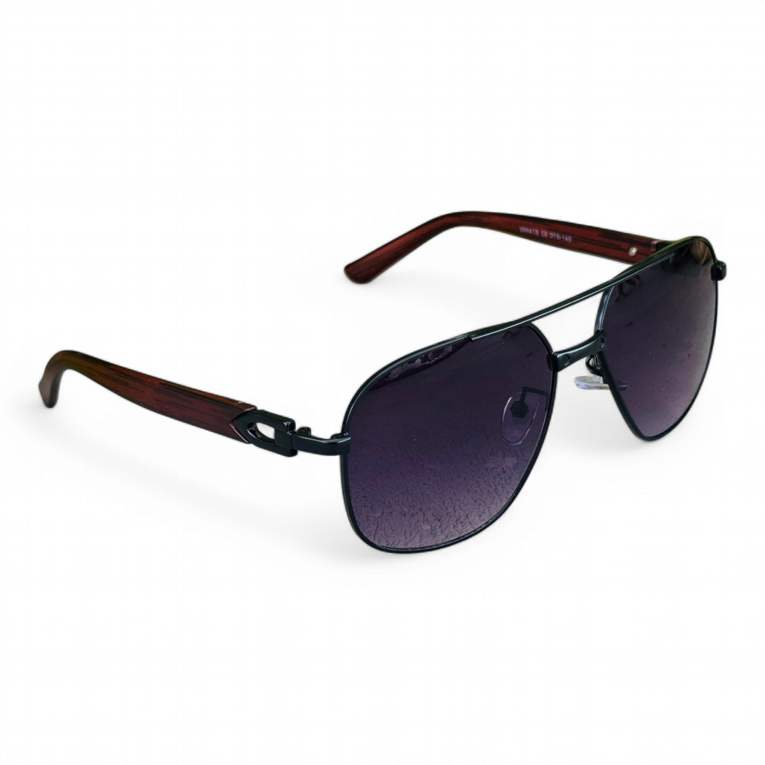 Cartier – 418 – 58 – Black Gradient – Metal – Sunglasses – Unisex