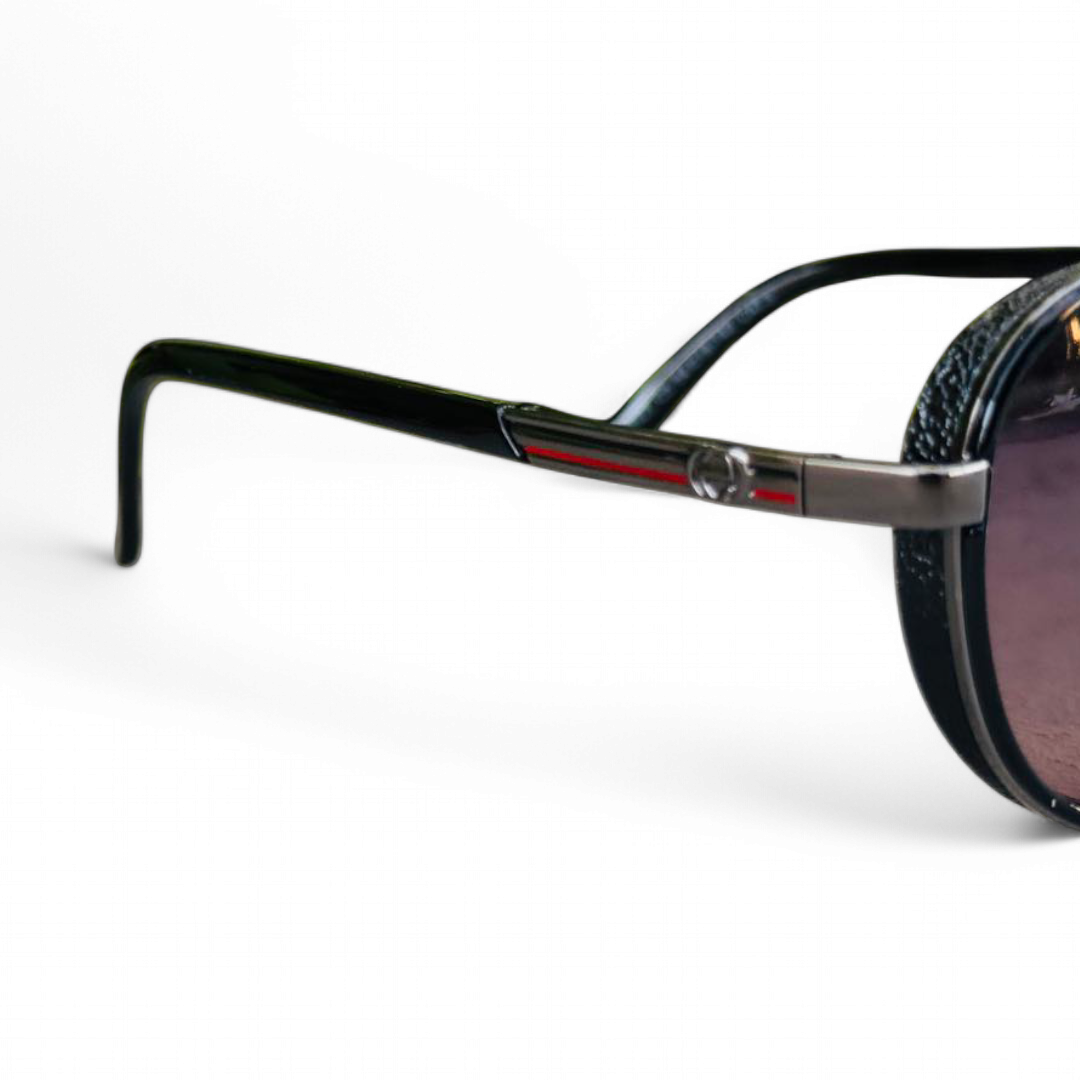 Gucci – 06323 – 54 – Black Purple – Metal – Sunglasses – Unisex