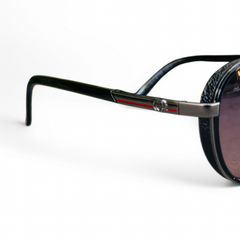 Gucci – 06323 – 54 – Black Purple – Metal – Sunglasses – Unisex