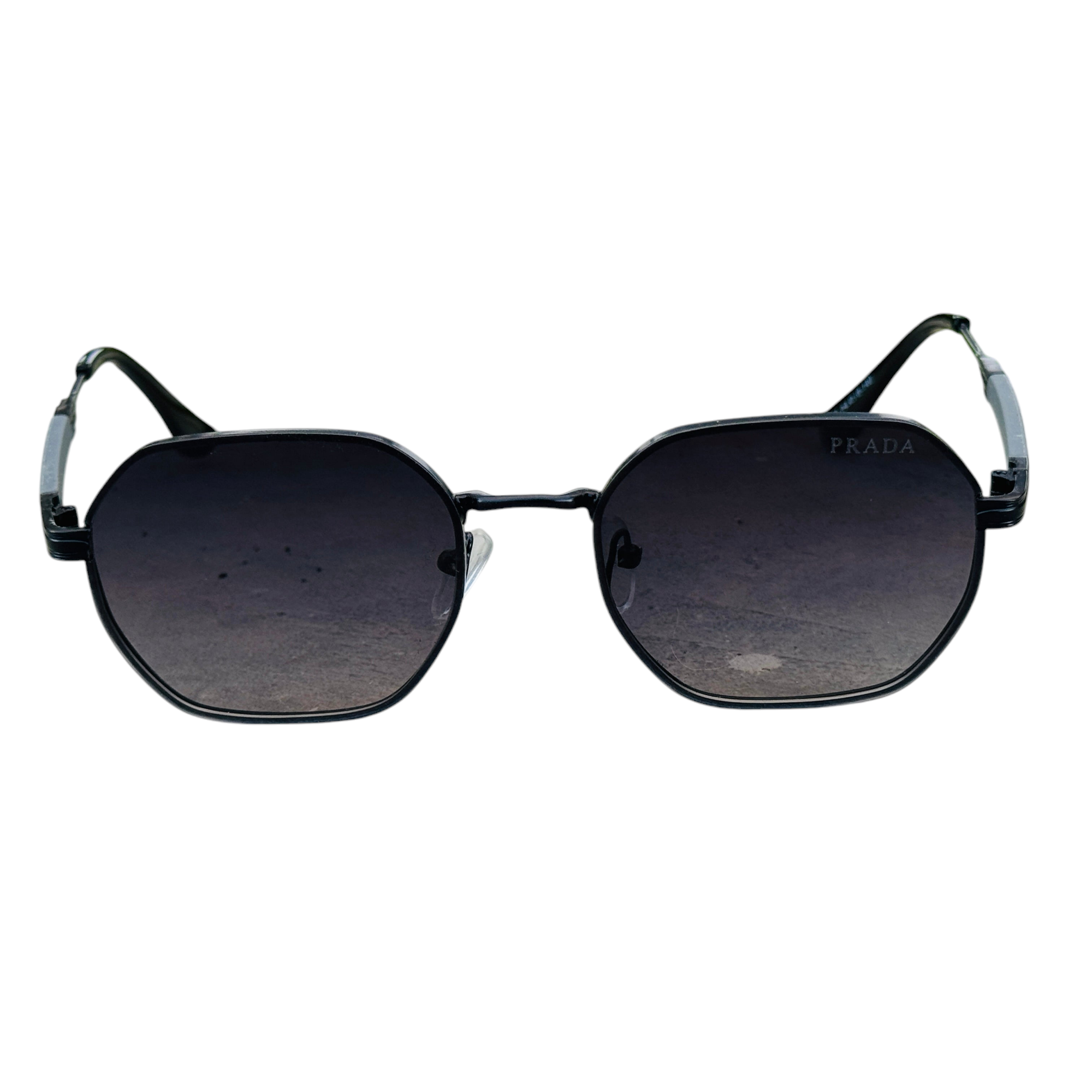 Prada – 284 – 54 – Black Gradient – Metal – Sunglasses – Unisex