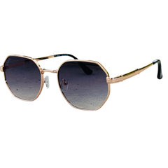 Tees – 2058 – 53 – Rose Gold Black – Metal – Sunglasses – Ladies