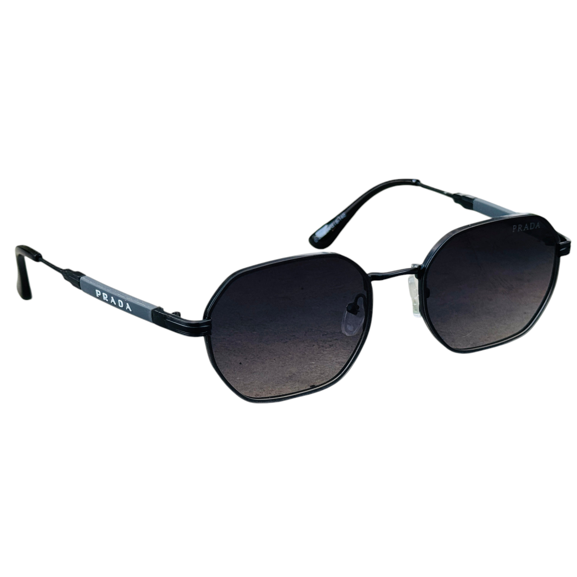 Prada – 284 – 54 – Black Gradient – Metal – Sunglasses – Unisex