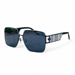 Burberry – 2A478 – 56 – Black – Metal – Sunglasses – Unisex