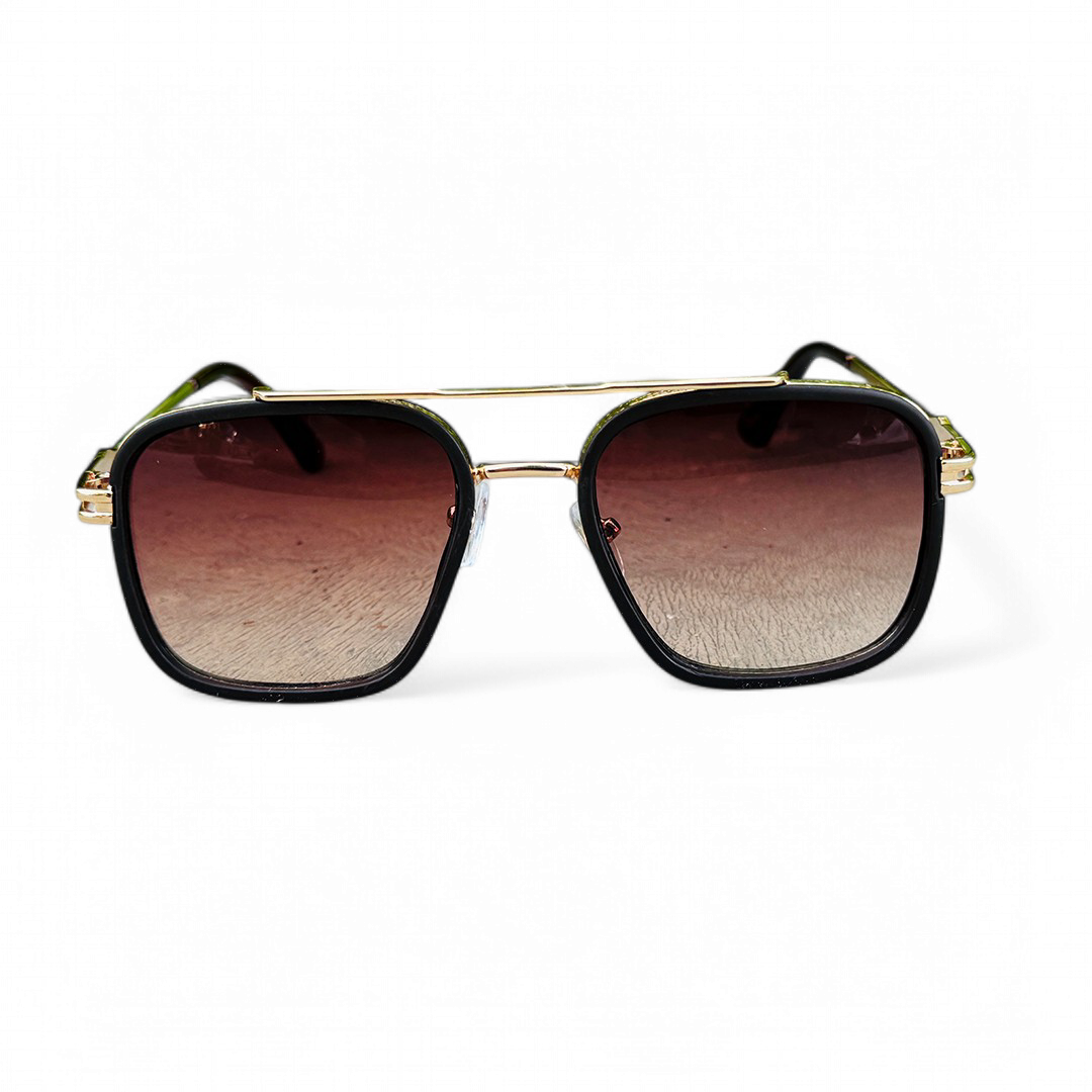 Dita – 3312 – 58 – Golden Brown – Metal – Sunglasses – Unisex
