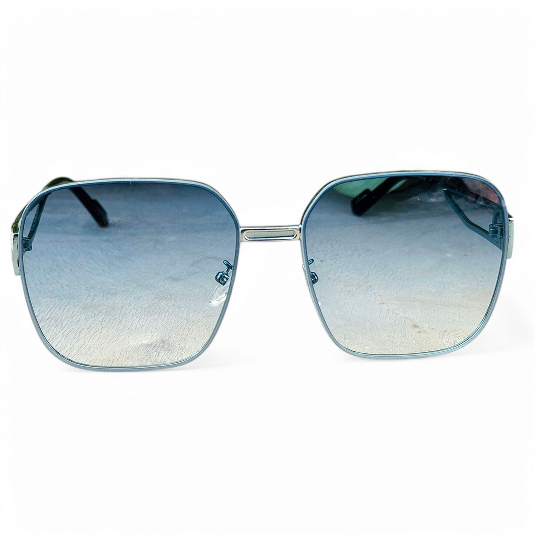 Dior – 342 – 56 – Blue – Metal – Sunglasses – Ladies