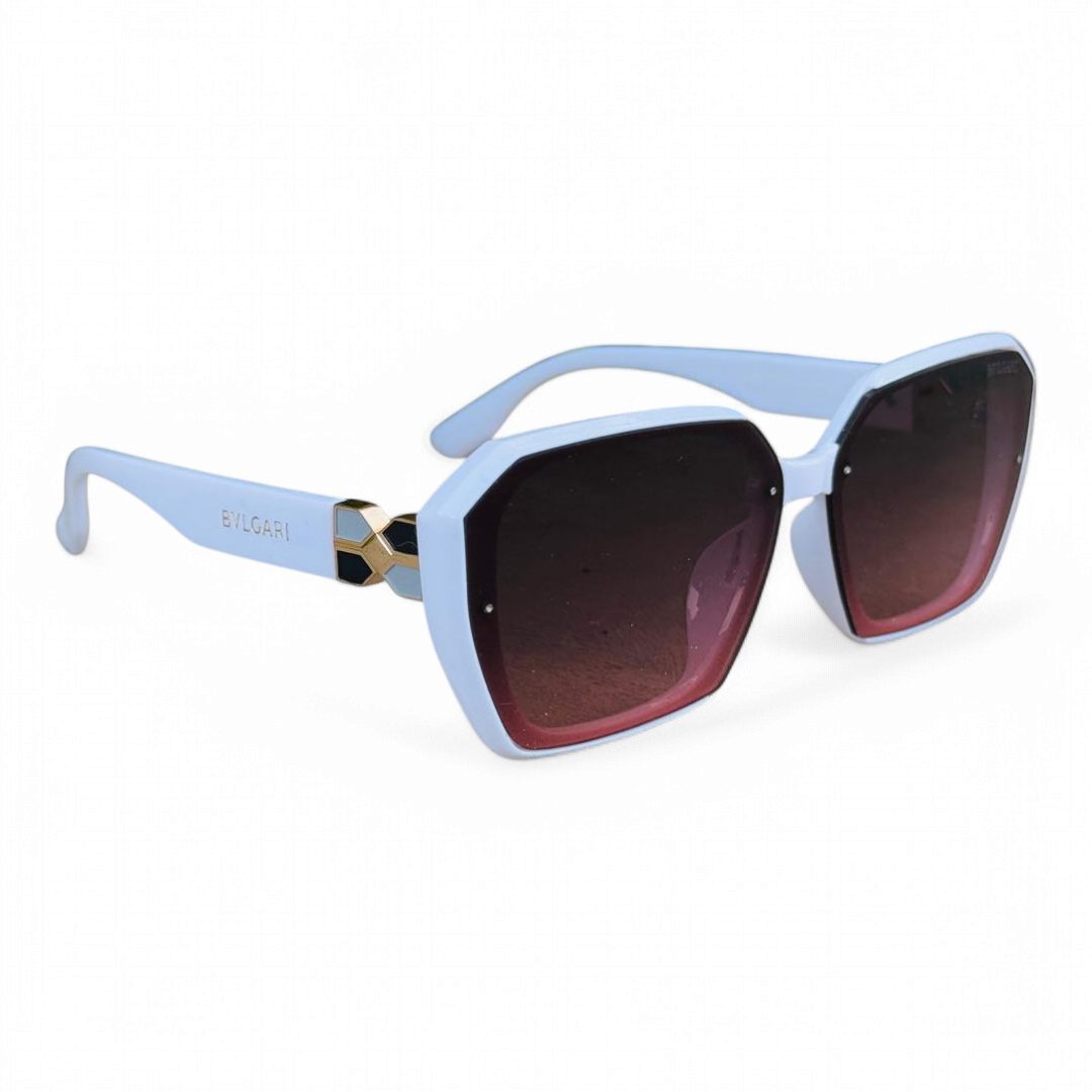 Bvlgari – 22306 - 63 – White Pink – Acetate - Sunglasses – Ladies