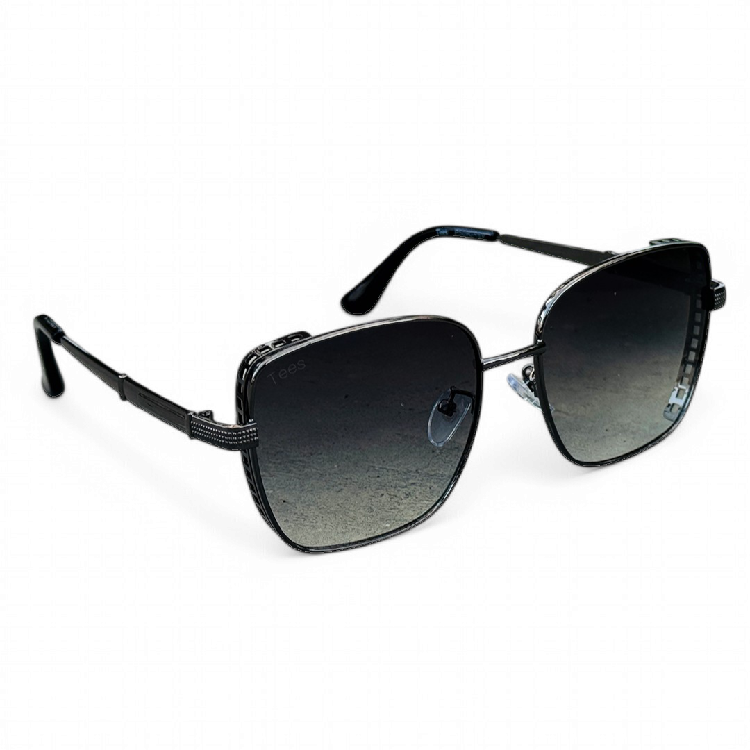 Tees – 2058 – 53 – Green – Metal – Sunglasses – Ladies