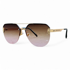 Louis Vuitton – 10255 – 64 – Pink – Metal – Sunglasses – Ladies