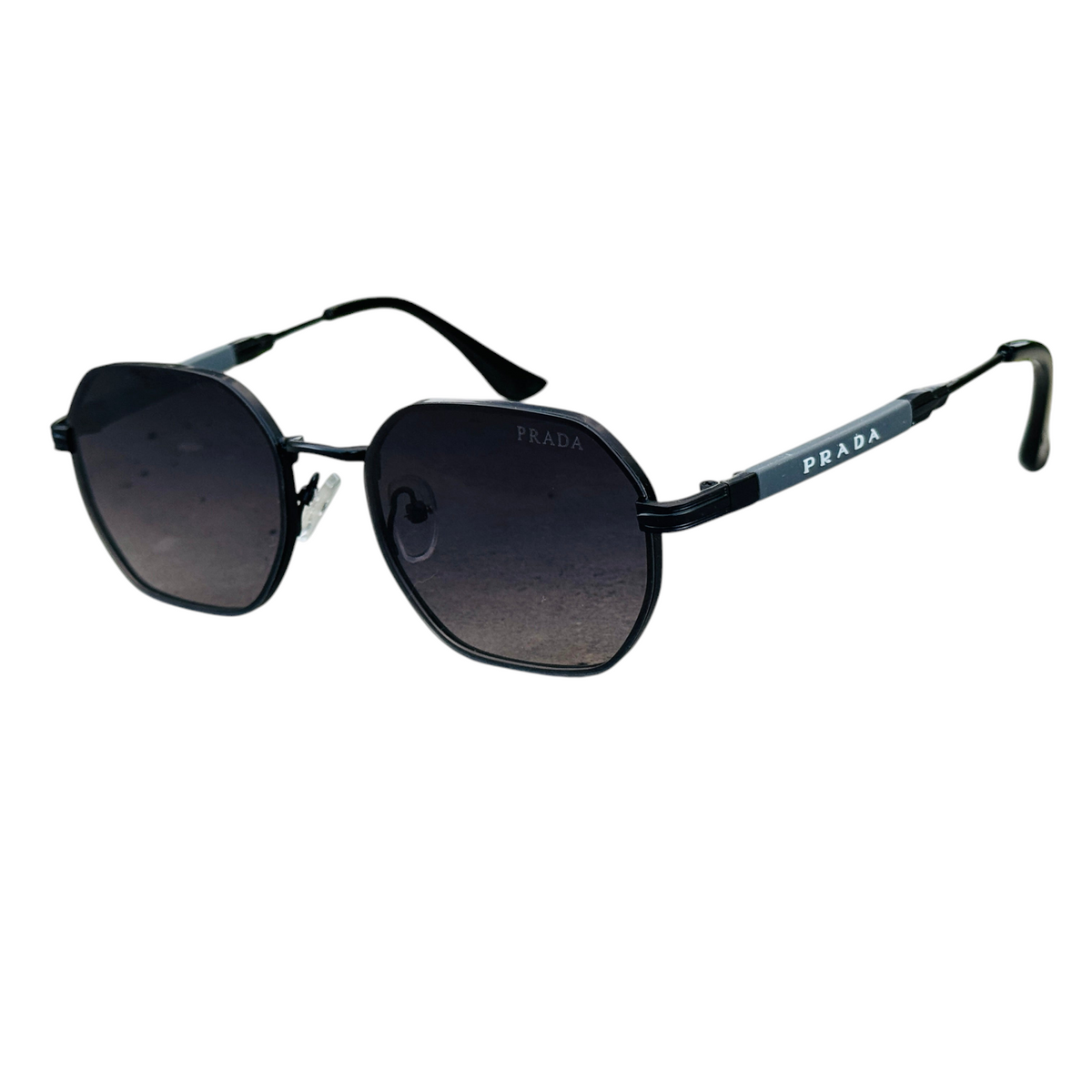 Prada – 284 – 54 – Black Gradient – Metal – Sunglasses – Unisex