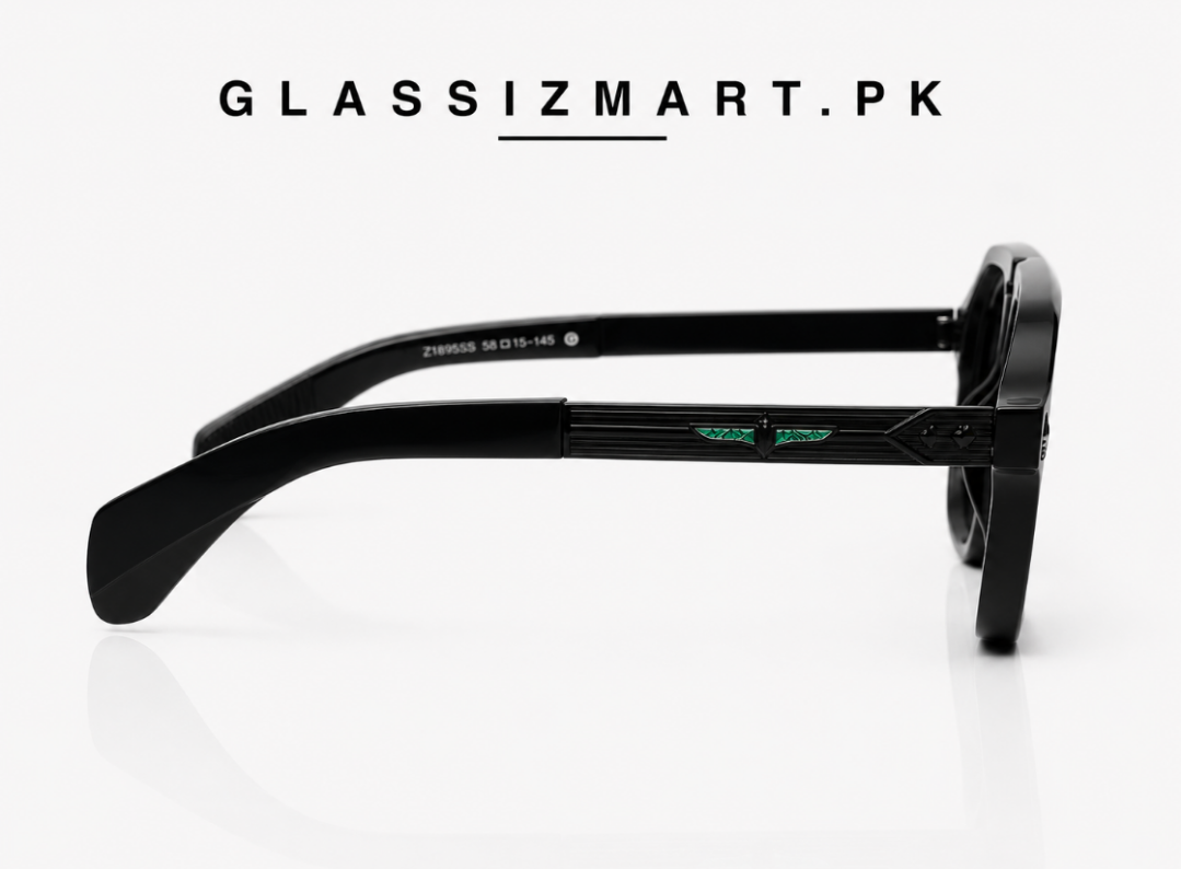Jacques Marie Mage – 98408 – 58 – Black – Acetate – Sunglasses – Unisex