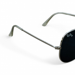 Rayban – 3026 – 62 – Silver Black – Metal – Sunglasses – Unisex