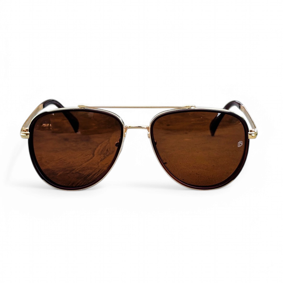 David Beckham – 0565 – 58 – Golden Brown – Metal – Sunglasses – Unisex