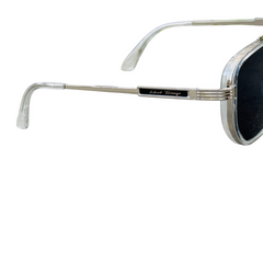 Ferragamo – 19344 – 55 – Transparent Black – Metal – Sunglasses – Unisex