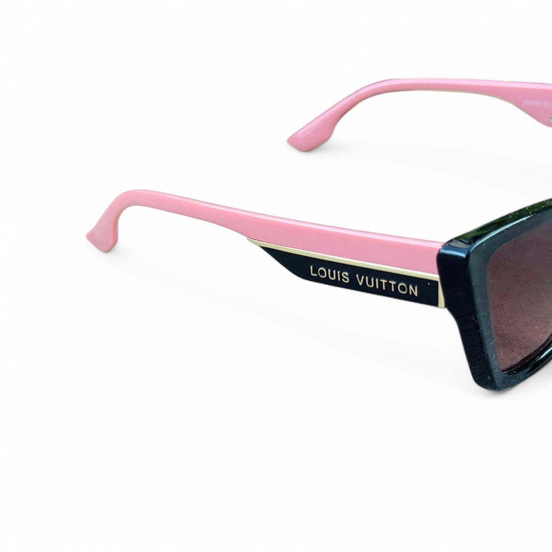 Louis Vuitton – 9002 – 53 – Pink – Acetate – Metal -  Sunglasses – Ladies